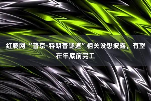 红腾网 “普京-特朗普隧道”相关设想披露，有望在年底前完工